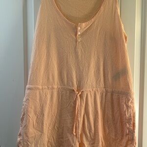 Peach Sleep Romper